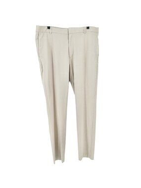 h&m beige dress pants Ladies - Dark Beige Twill Dress Pants - Size: 12